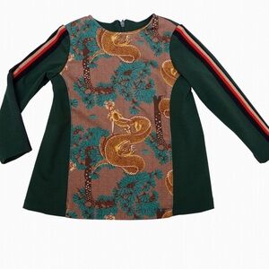 Pan Con Chocolate Osane bluson girls Designer Top Green 14 Dragon Spain European